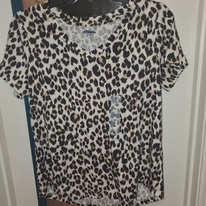 Old Navy Leopard Shirt